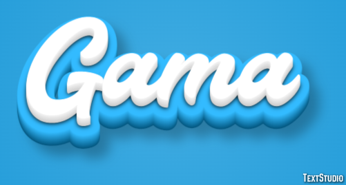 Gama Efeito de texto