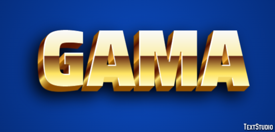 Gama Efeito de texto