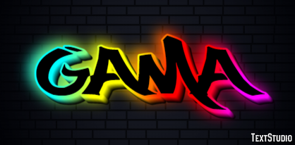 Gama Efeito de texto