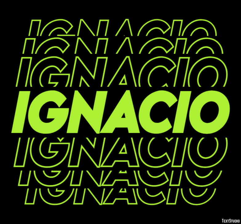 Ignacio Efecto de Texto