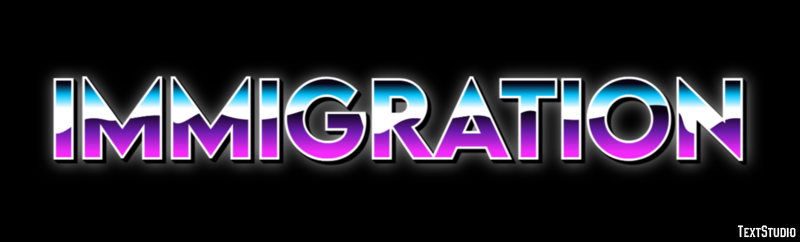 Immigration Text Effect