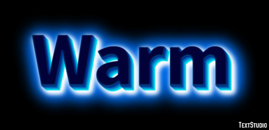 Warm Text Effect