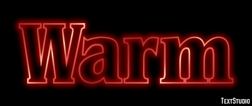 Warm Text Effect