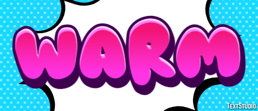 Warm Text Effect