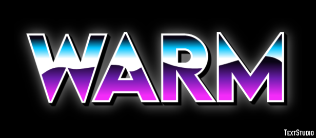 Warm Text Effect