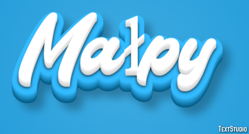 Małpy Texteffekt