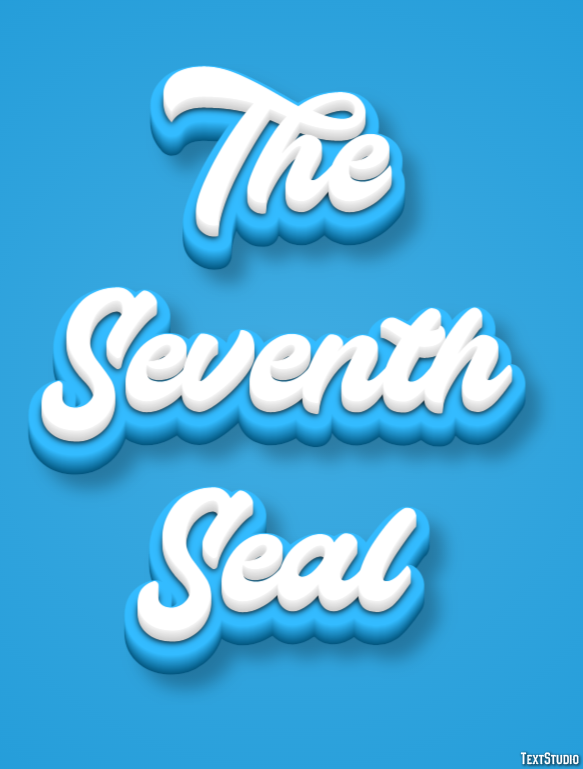 The Seventh Seal Texteffekt