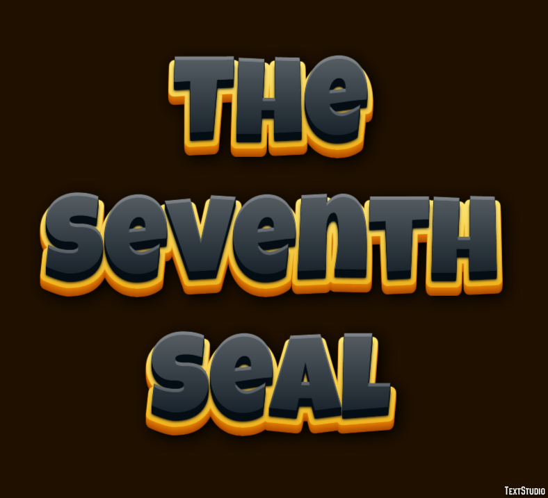 The Seventh Seal Efecto de Texto