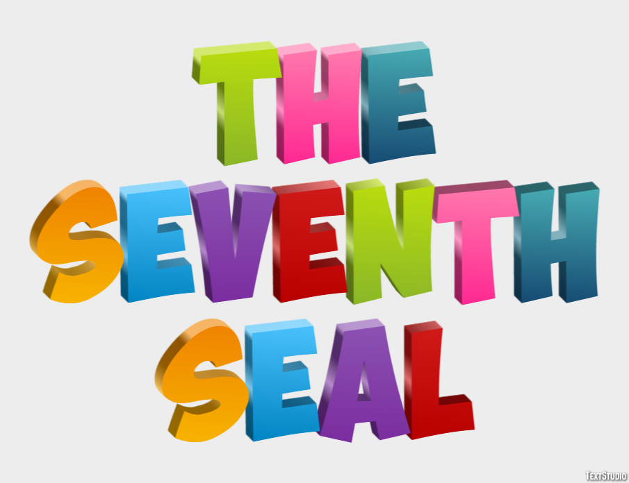 The Seventh Seal Texteffekt