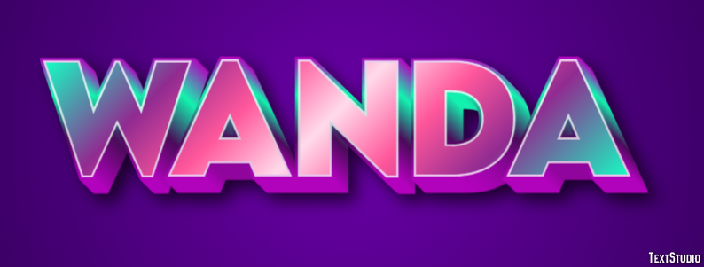 Wanda Tekst Effect