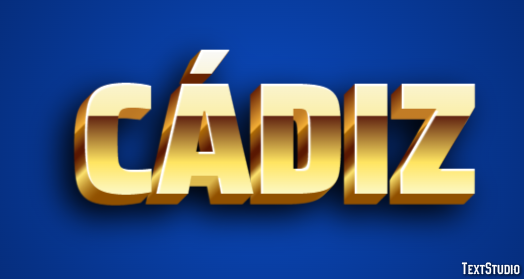 Cádiz Effetto testo