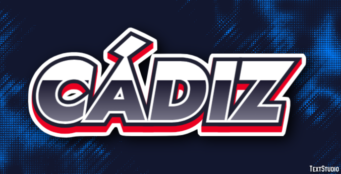 Cádiz Effetto testo