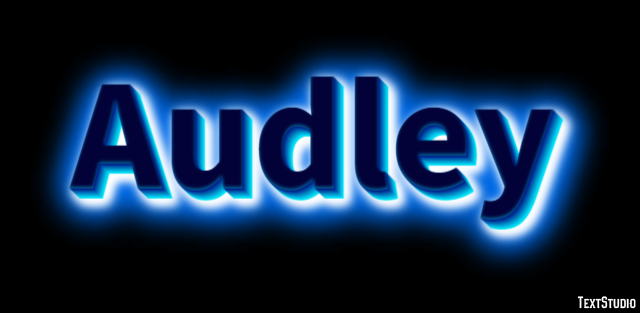 Audley Text Effect