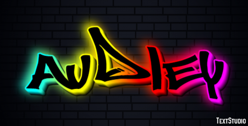 Audley Text effect