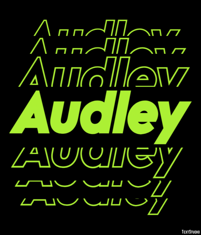 Audley Texteffekt