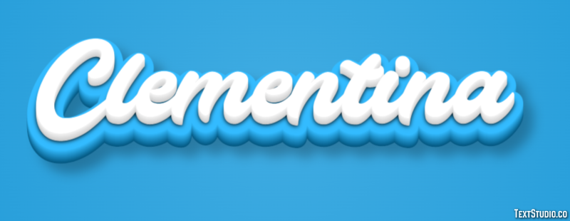 Clementina Text Effect