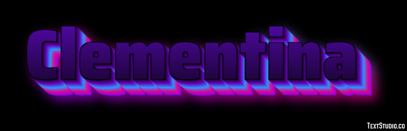 Clementina Text effect