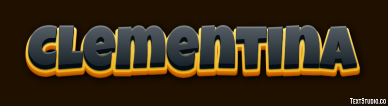 Clementina Text effect