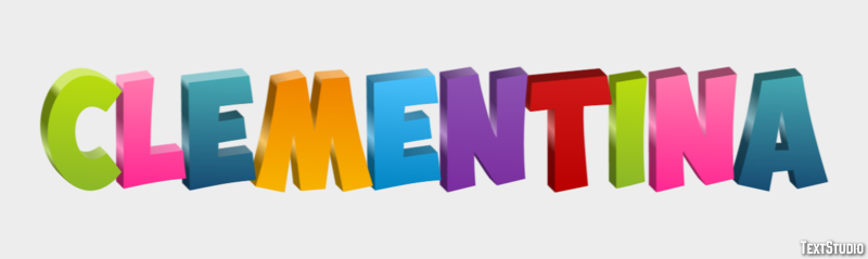 Clementina Text Effect