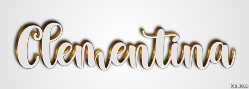 Clementina Text Effect