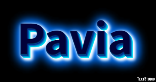 Pavia Efekt tekstowy