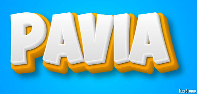 Pavia テキスト効果
