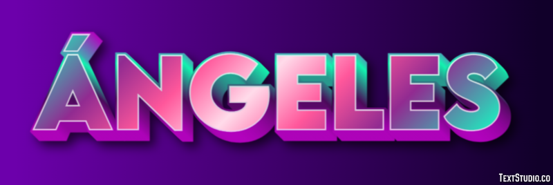 Ángeles Efecto de Texto