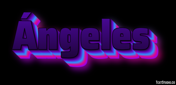 Ángeles Efecto de Texto