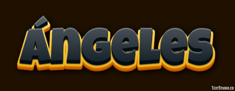 Ángeles Efecto de texto