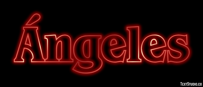 Ángeles Efecto de Texto