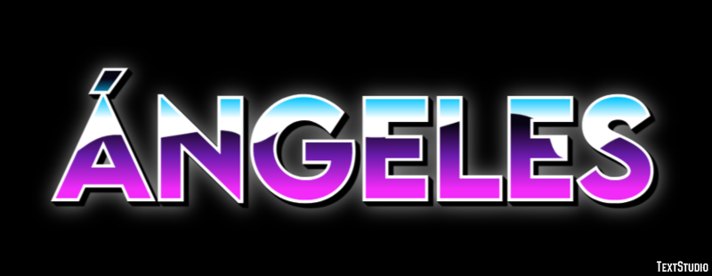 Ángeles Efecto de texto