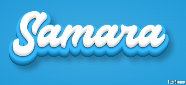 Samara Efecto de texto