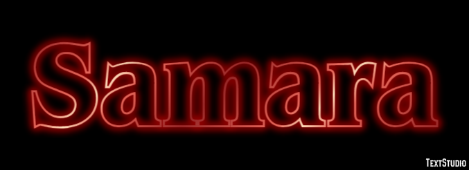 Samara Efecto de texto