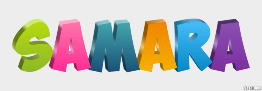 Samara Efecto de texto