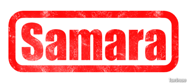 Samara Efecto de Texto