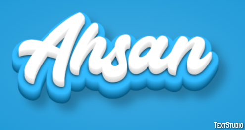 Ahsan Text Effect