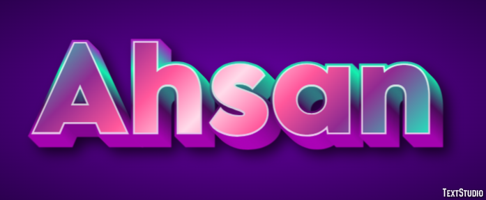 Ahsan Text Effect