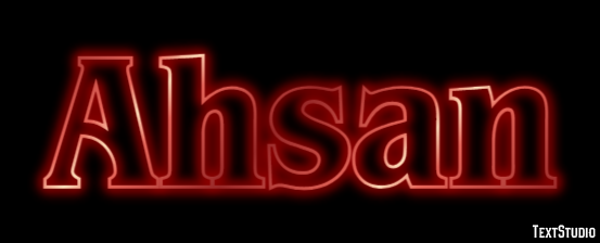 Ahsan Text Effect