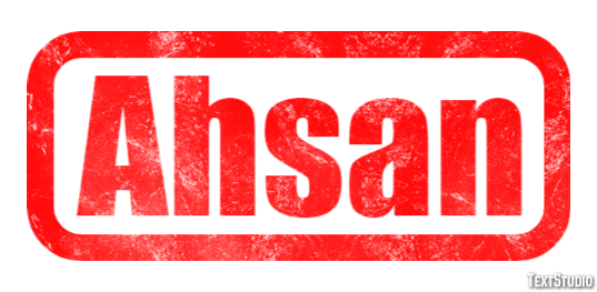 Ahsan Text Effect