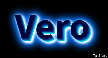 Vero Text Effect