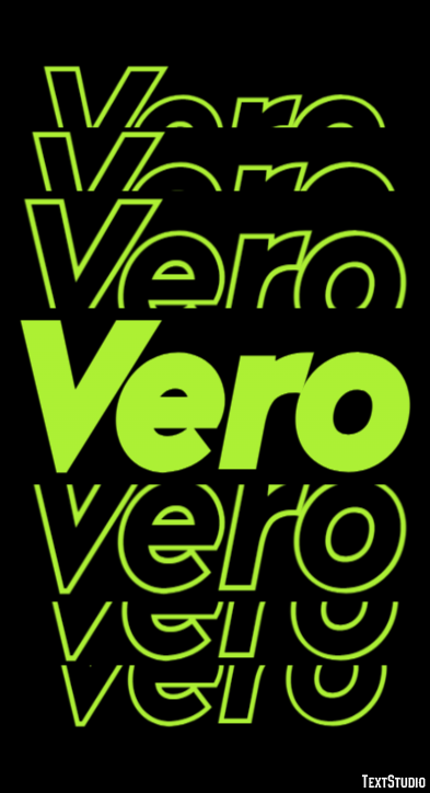 Vero Efeito de texto