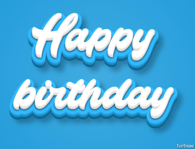 Happy birthday Metin Efekti