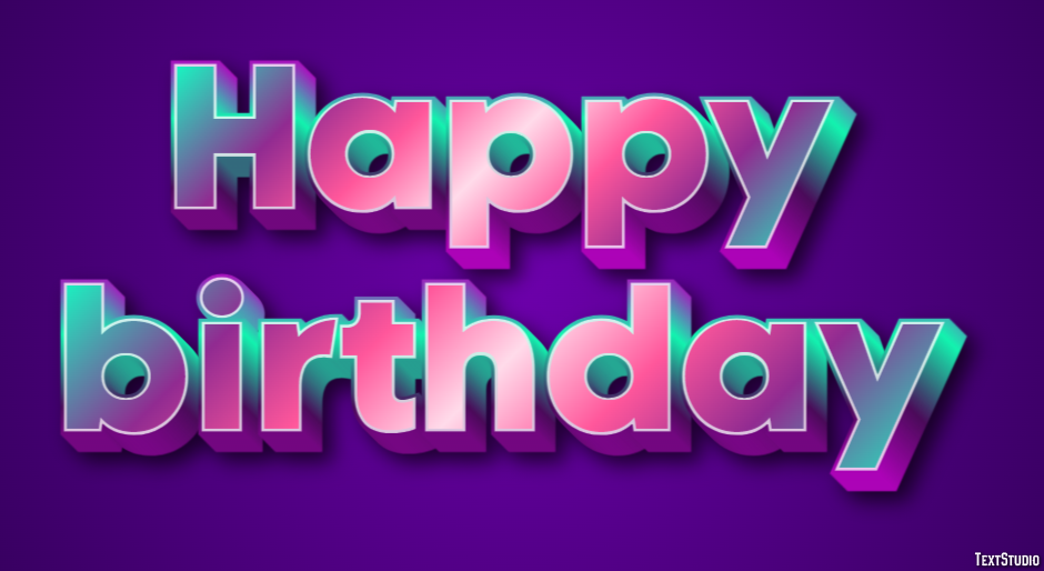Happy birthday Metin Efekti