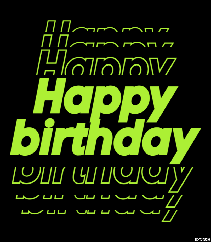 Happy birthday Metin Efekti