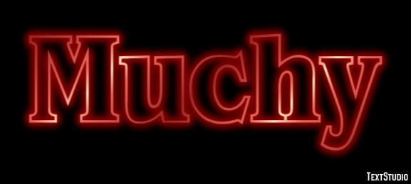 Muchy Efekt tekstowy