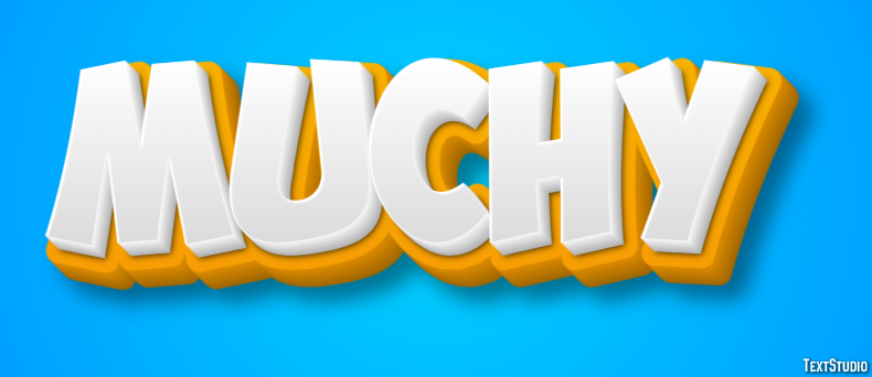 Muchy Efekt tekstowy