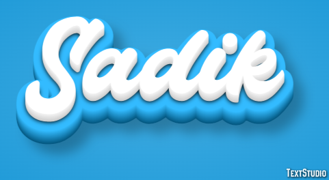 Sadik Effetto testo