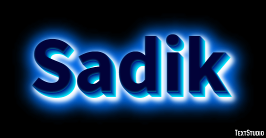 Sadik Text Effect