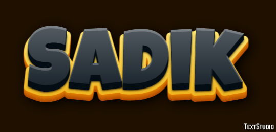 Sadik Text Effect