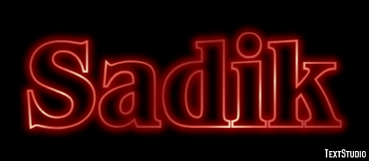 Sadik Text Effect